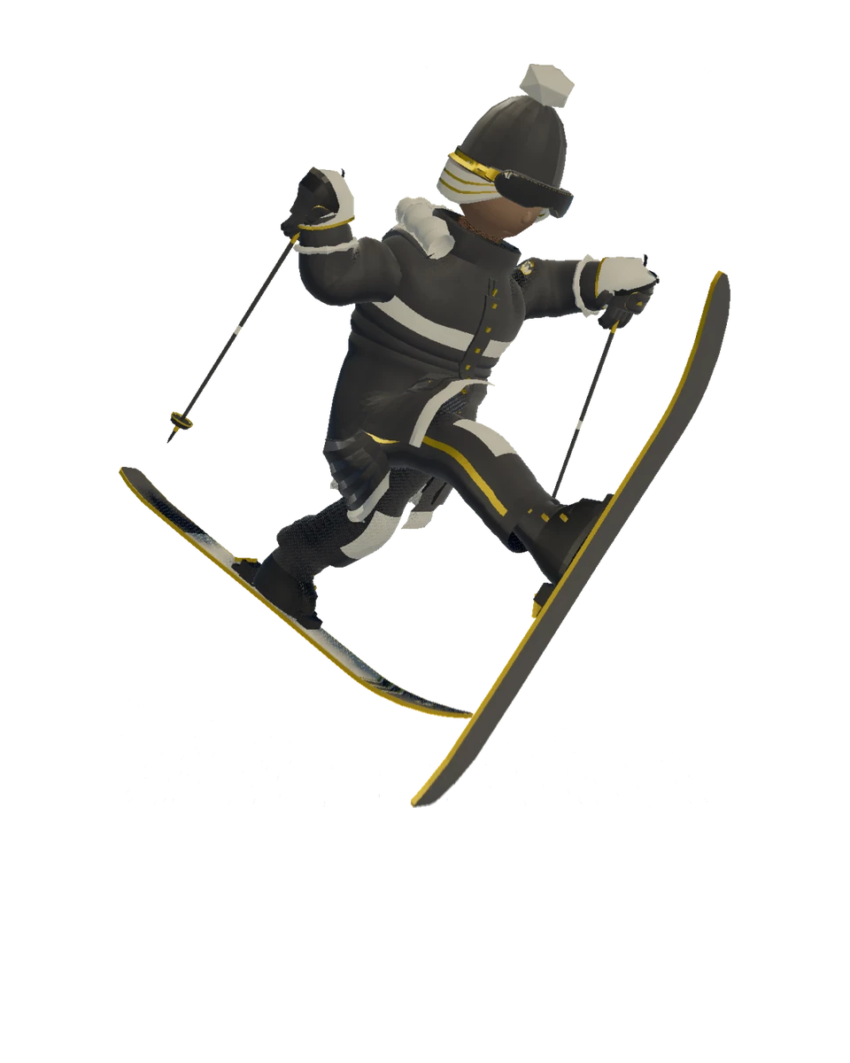 A rider in the Founders Patron kit