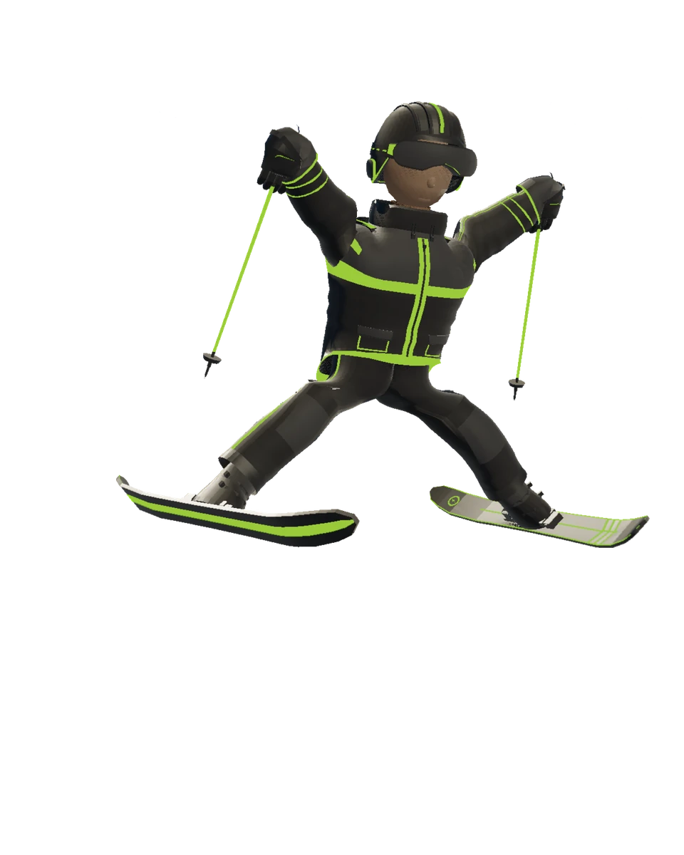 A rider in the Neon Rider kit
